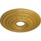 Ekena Millwork Orleans Ceiling Medallion (Canopies up to 4 5/8"), 17 5/8"OD X 3 5/8"ID X 1 7/8"P, Iridescent Gold CM17OLIGS - alternate 4